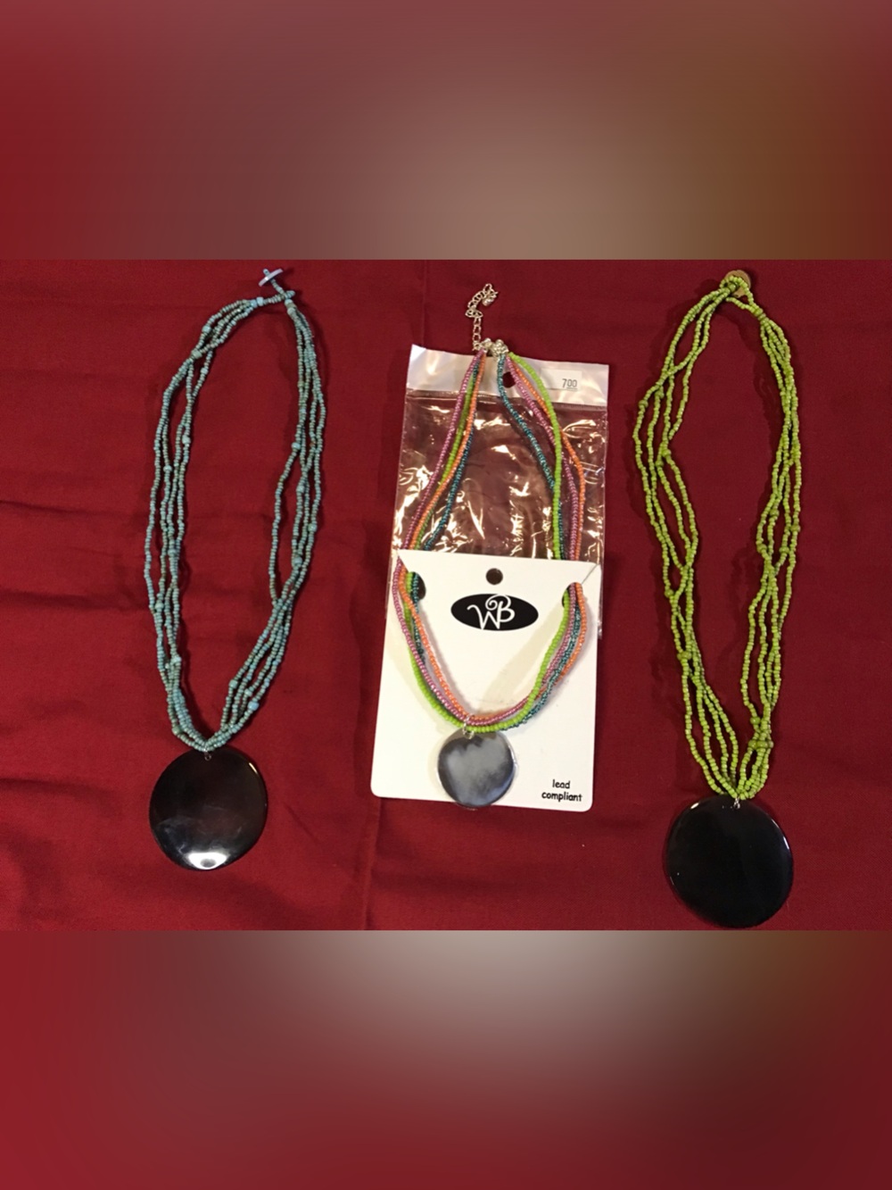 Beaded Necklace Bundle with 3 Necklaces